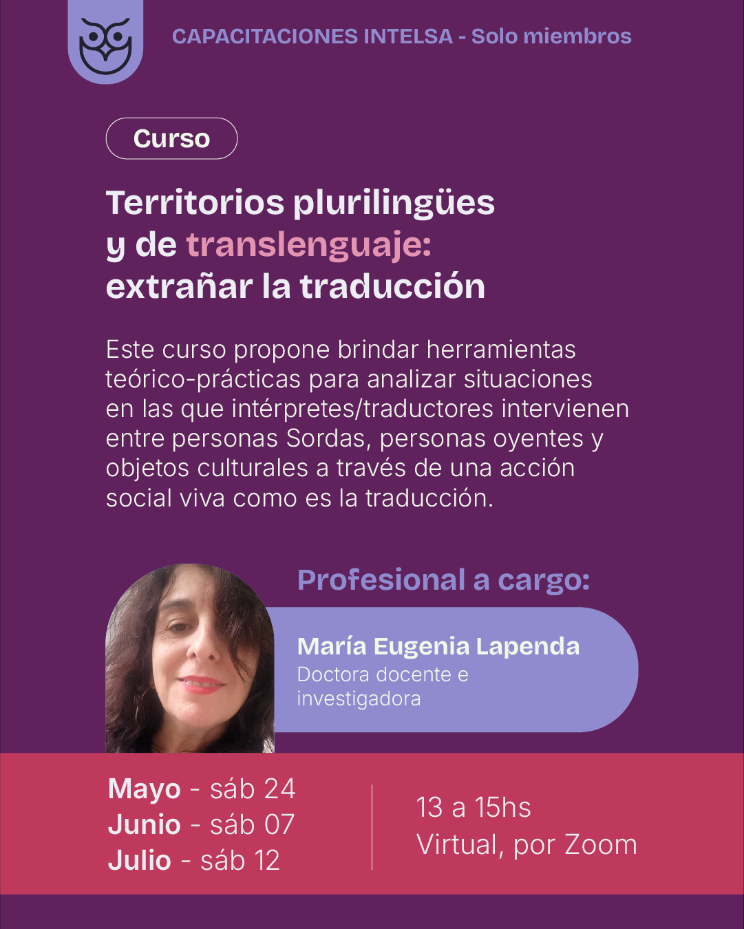 MARIA EUGENIA LAPENDA