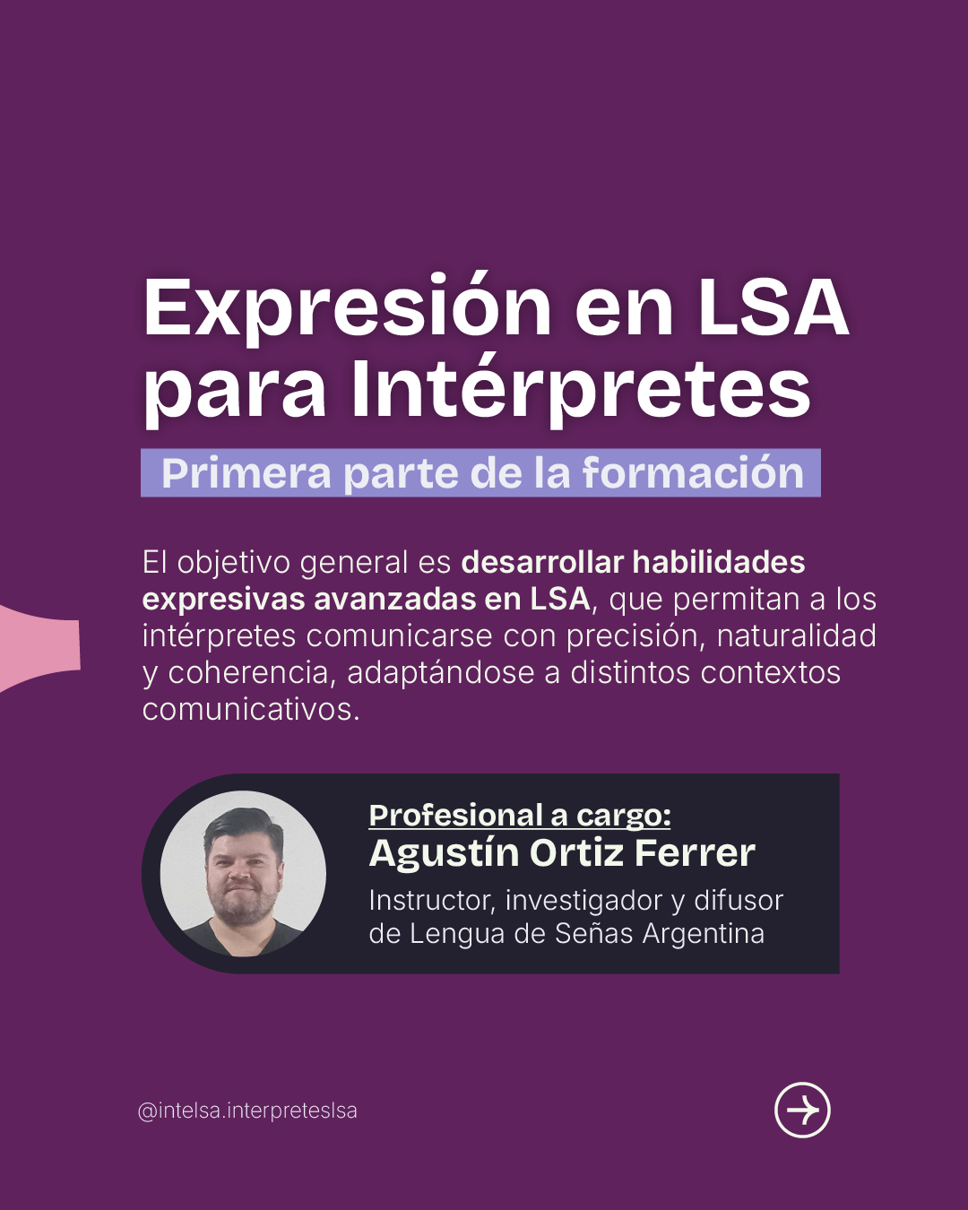 Expresión en Lengua de Señas Argentina