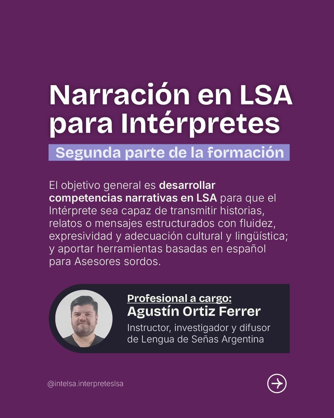 Narraciones en LSA