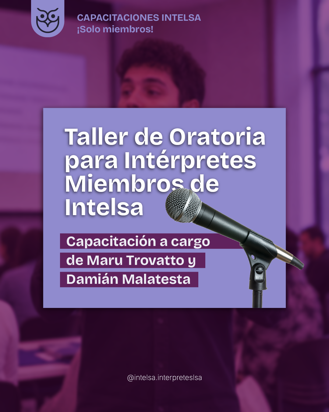 Taller de Oratoria para Intérpretes de Lsae